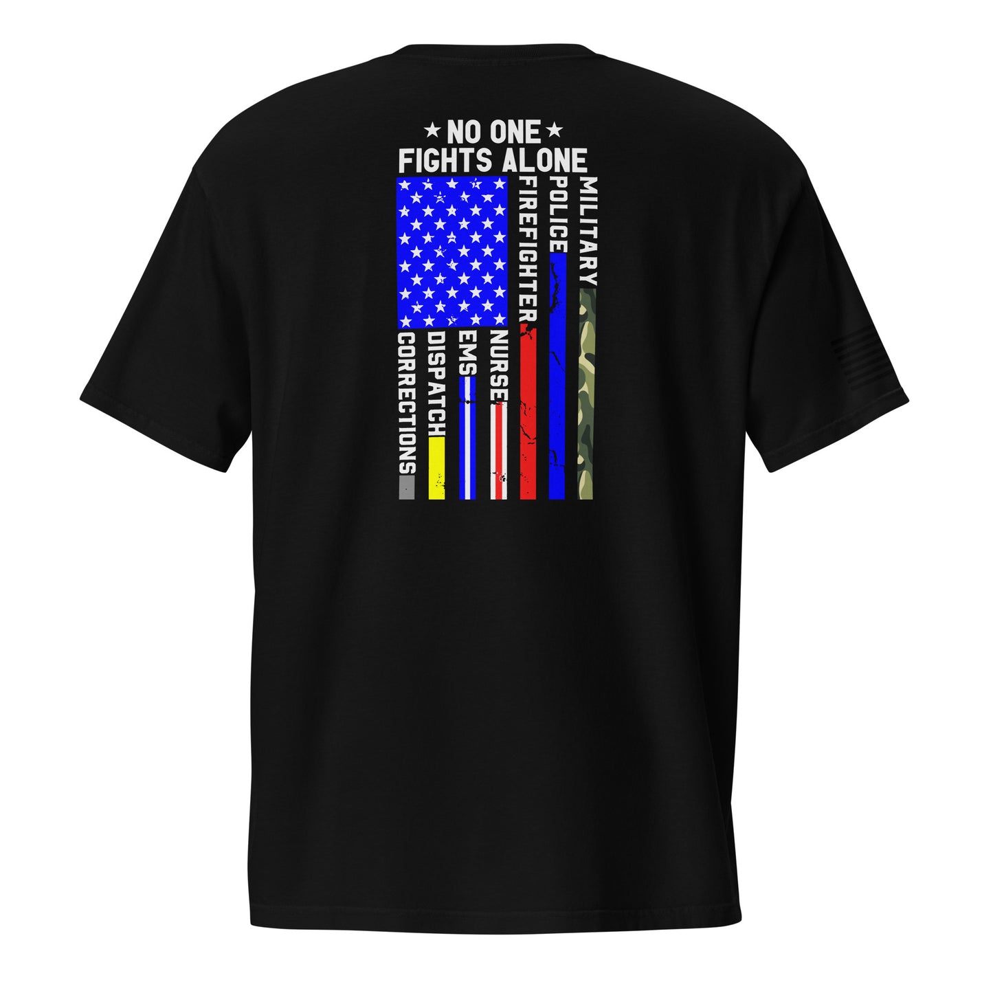 No One Fights Alone Pocket Tee